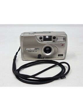 Olympus Trip AF 50 35mm Film Camera Quartz Date Lens 28mm